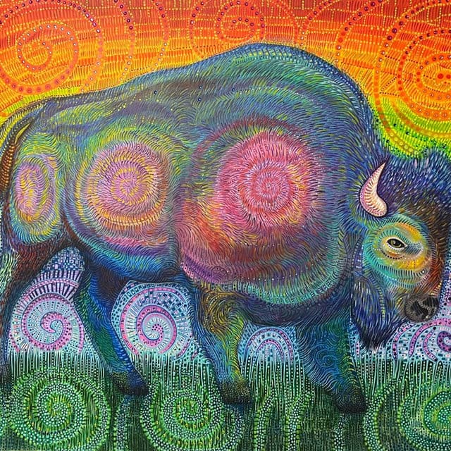 Acrylic painting by Daniella Calabrese