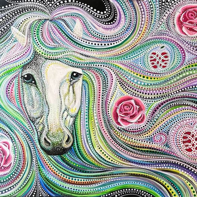 Acrylic painting by Daniella Calabrese
