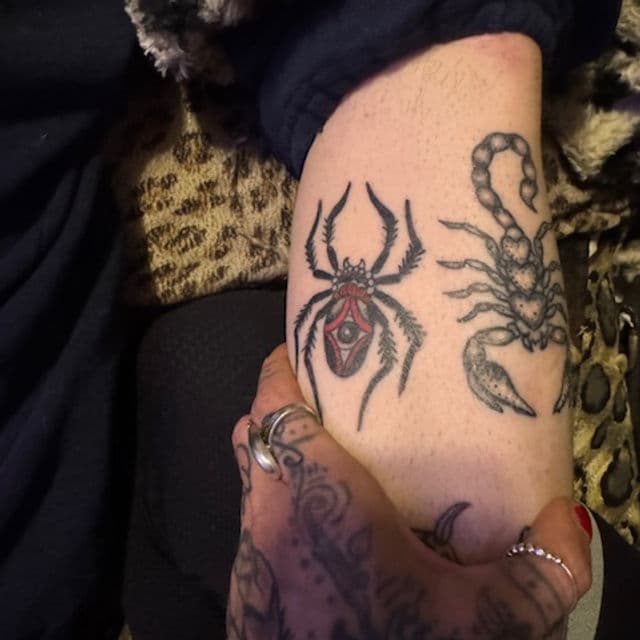 Custom tattoo by Daniella Calabrese at Rising Tiger Tattoo in Brunswick, Ohio