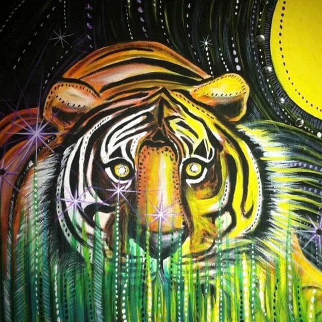 Custom tattoo by Daniella Calabrese at Rising Tiger Tattoo in Brunswick, Ohio