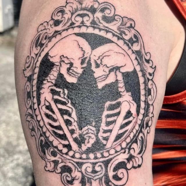 Custom tattoo by Trevor Trentine at Rising Tiger Tattoo in Brunswick, Ohio