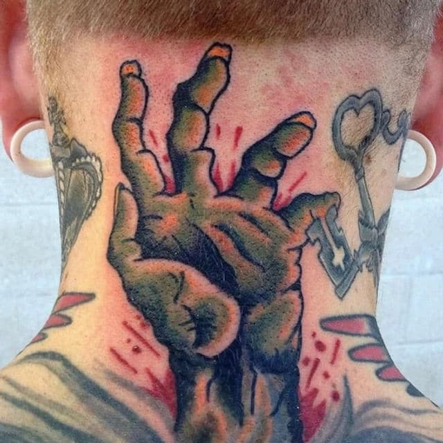 Custom tattoo by Trevor Trentine at Rising Tiger Tattoo in Brunswick, Ohio